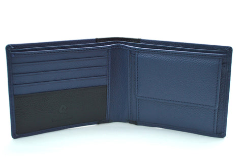 Questa Leather Bifold Wallet Lapis