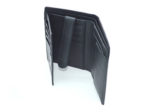 Questa Leather Vertical Wallet Lapis