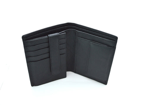 Questa Leather Vertical Wallet Lapis