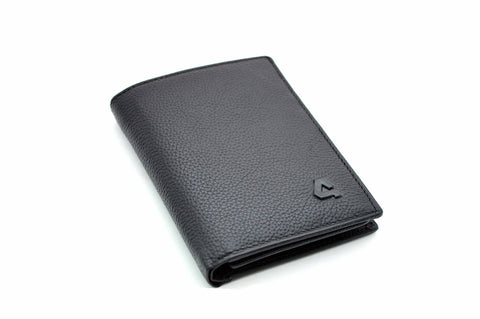 Questa Leather Vertical Wallet Lapis
