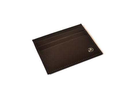 Questa Leather Card Holder Cuprum