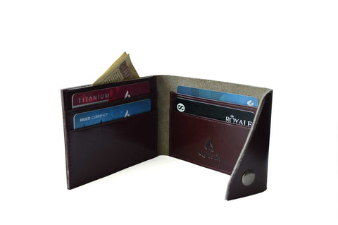 The Tap Card Holder Burgundy