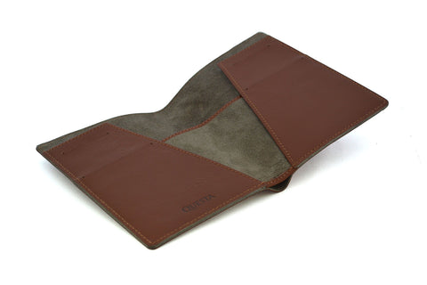 The Aerial Passport Holder Tan