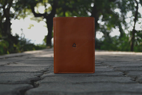 The Aerial Passport Holder Tan